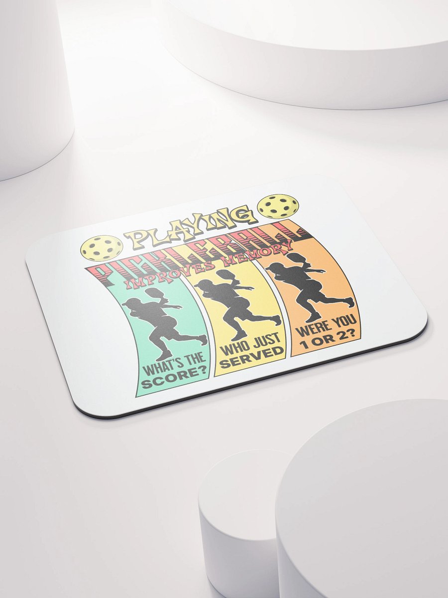 Playing Pickleball Improves Memory Ribbon Boost Mouse Pad product image (4)