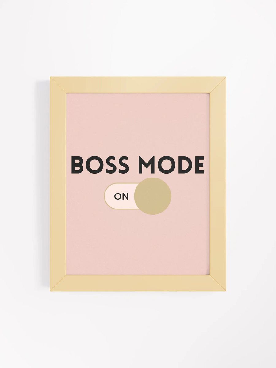 Boss Mode Wall Art - Pink product image (4)