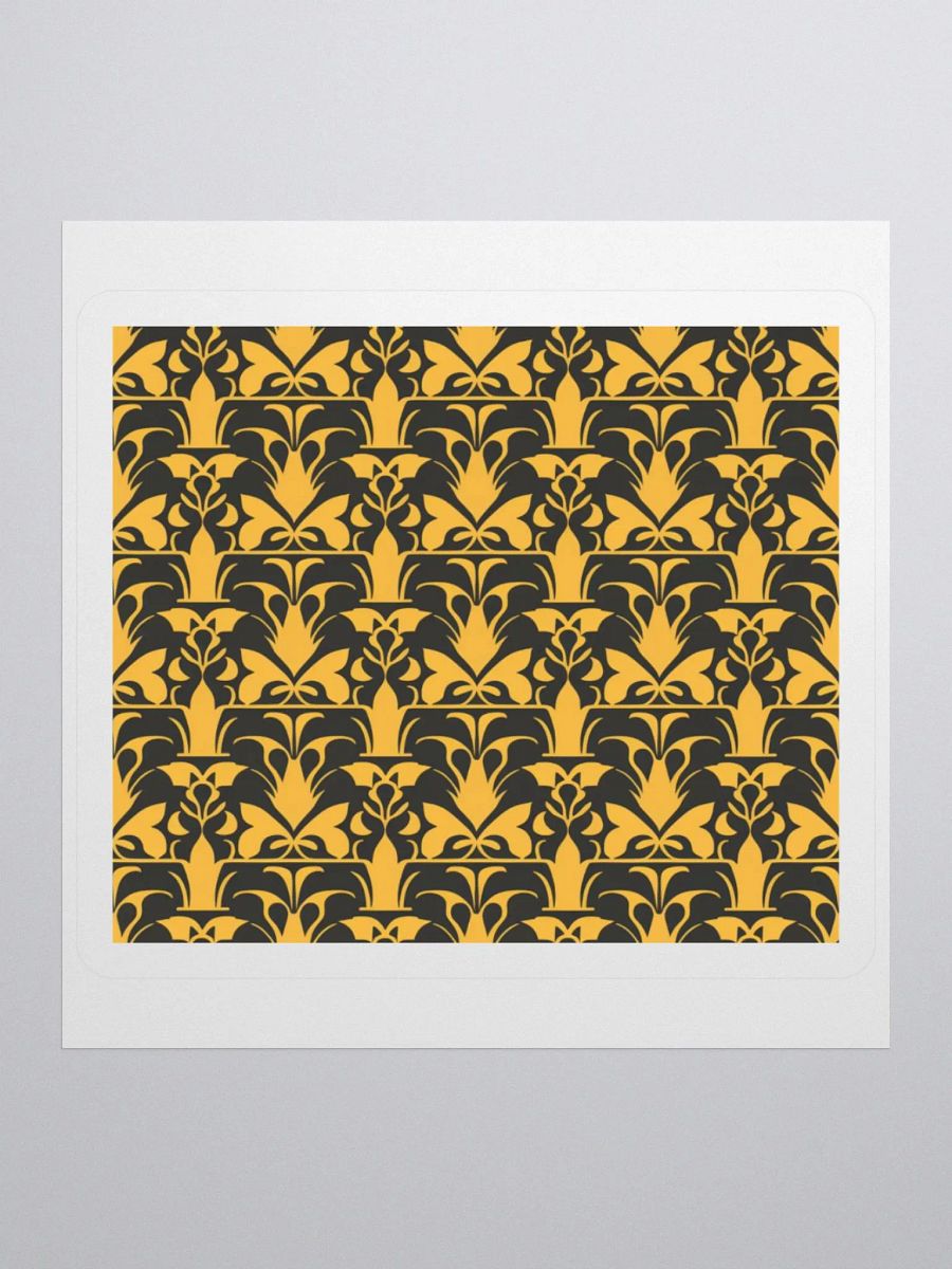Exclusive Art Nouveau Floral Pattern Sticker | Premium Kiss Cut Vinyl | Perfect for Laptops, Cars & More product image (1)
