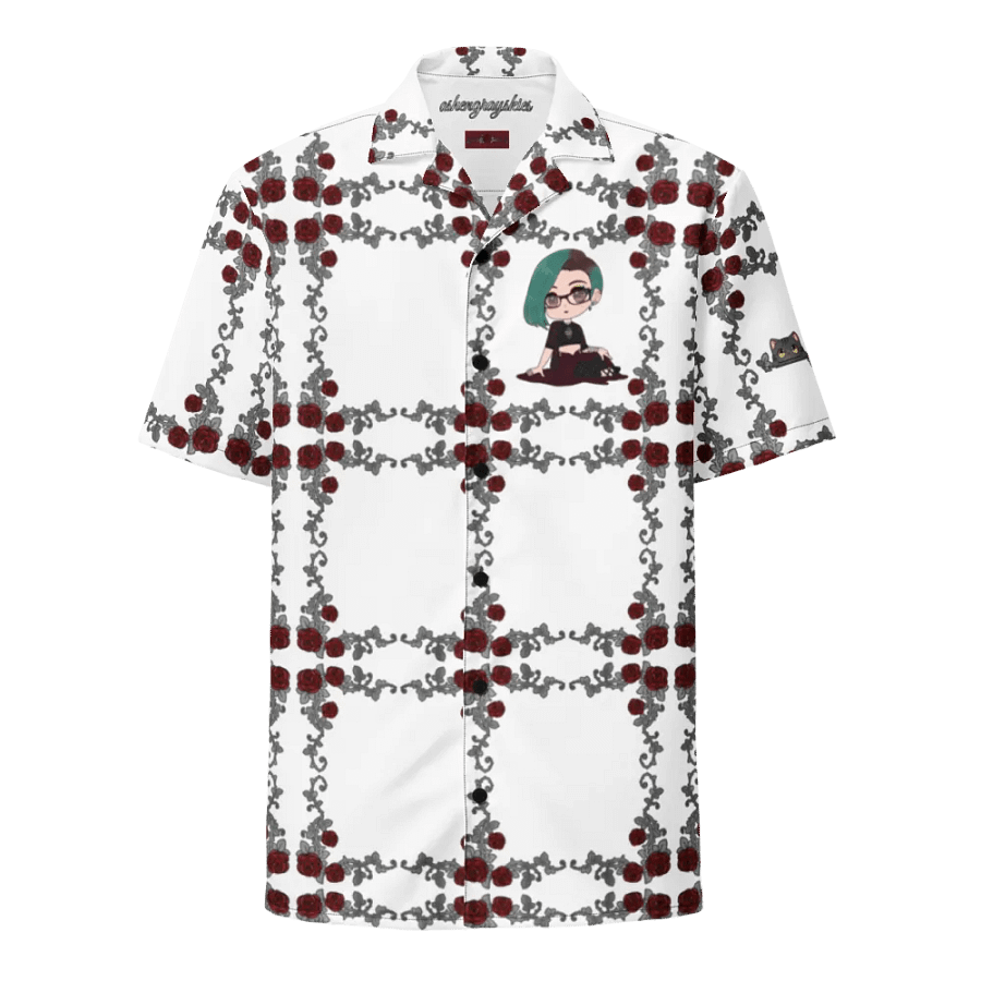 White Twitch Hawaiian Dress Shirt product image (1)