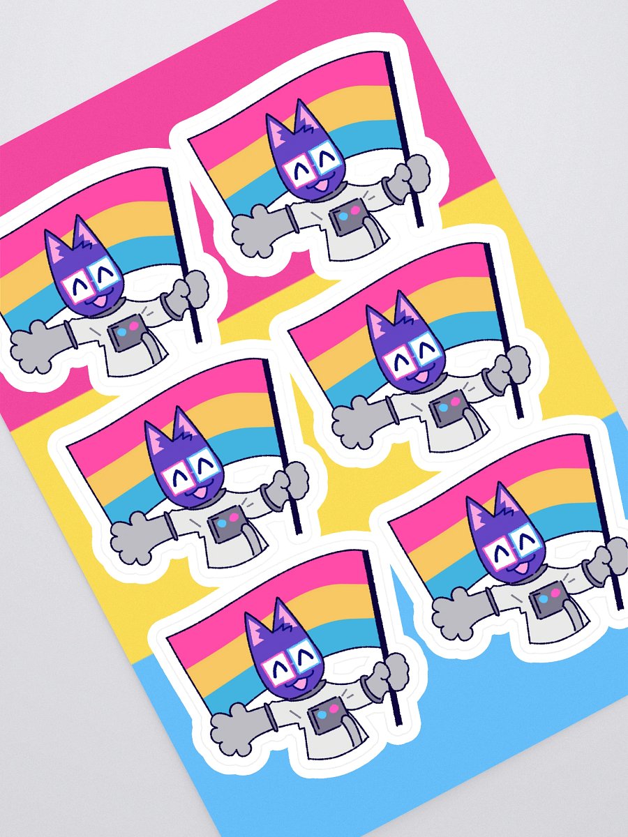 pansexual pride kaykay sticker sheet product image (1)