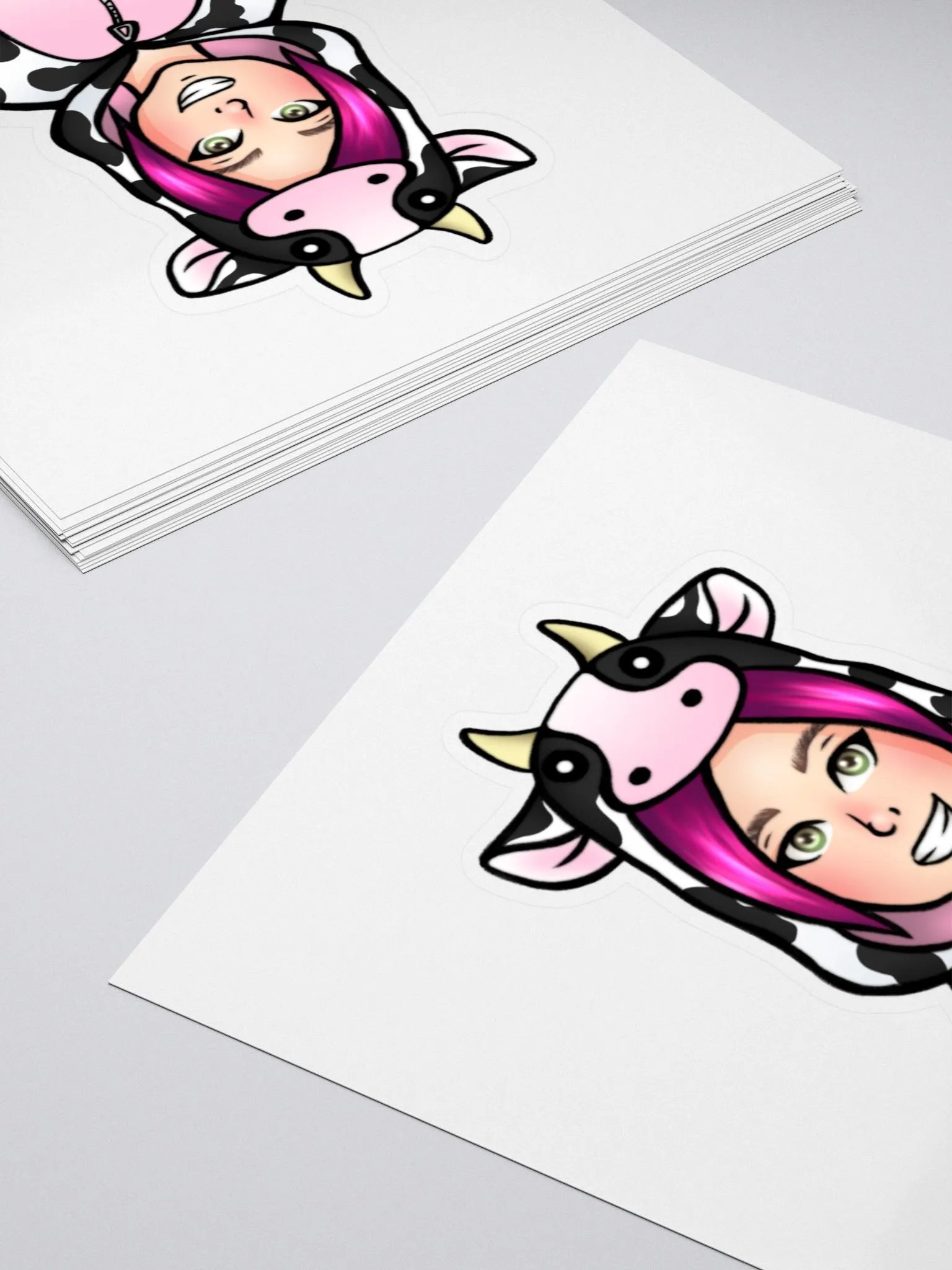 Plain Fuchsia Sticker product image (10)