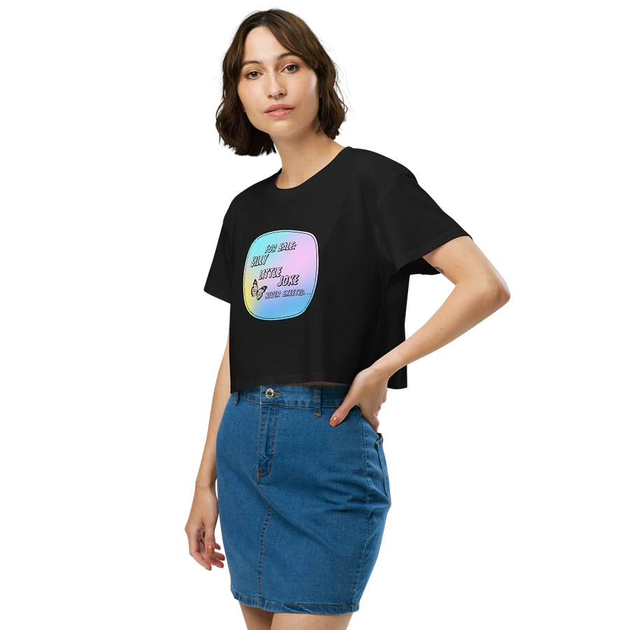 Silly Little Joke Crop Top T-shirt product image (5)