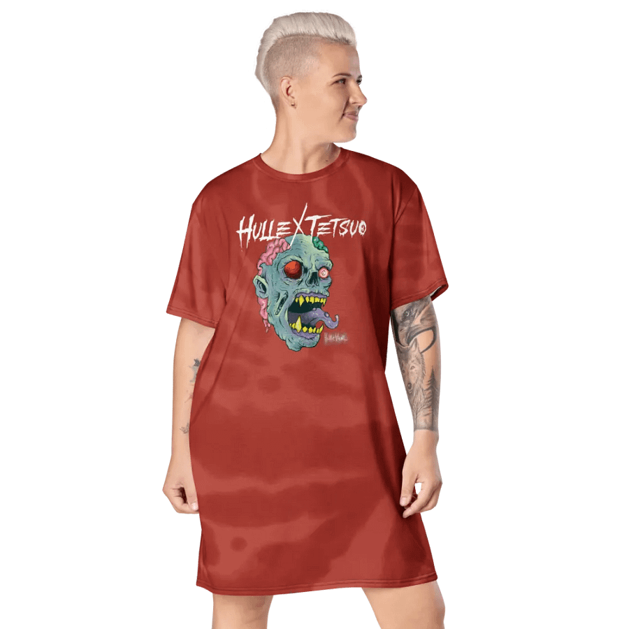 Gimme Brain T-Shirt Dress (HulleVane Design) product image (6)