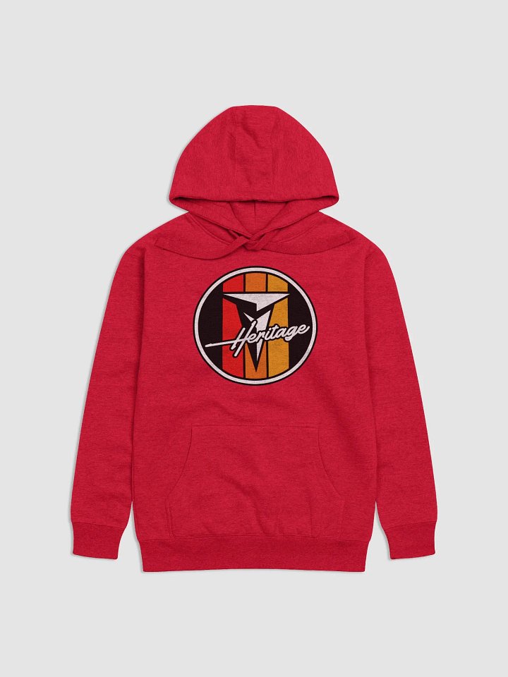 Retro Heritage Logo Hoodie Red product image (1)
