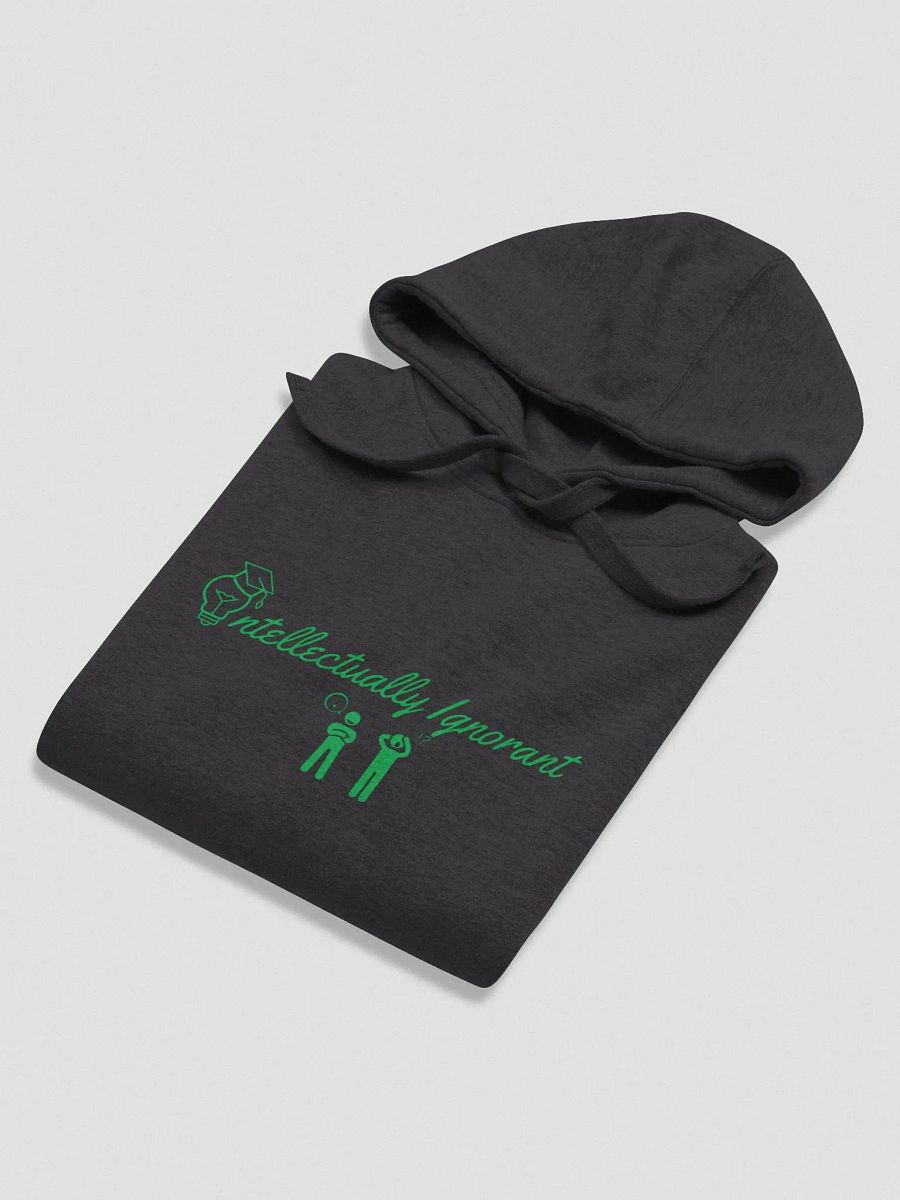 Intellectually Ignorant (Green Logo) Premuim Hoodie product image (5)