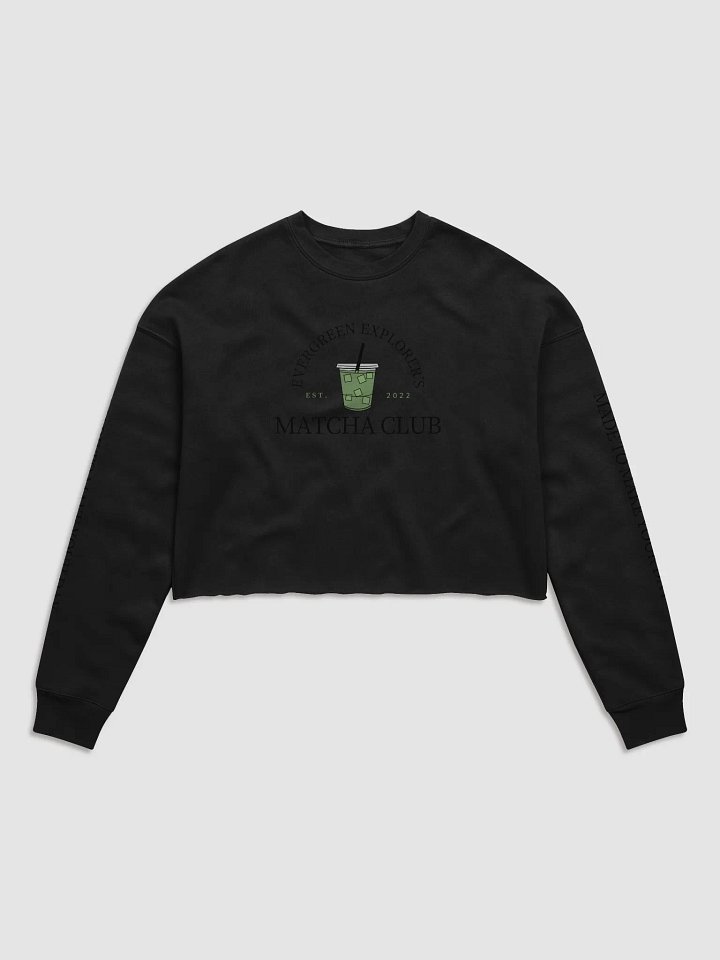 Coffee Club | Matcha Club Crop Crewneck product image (1)