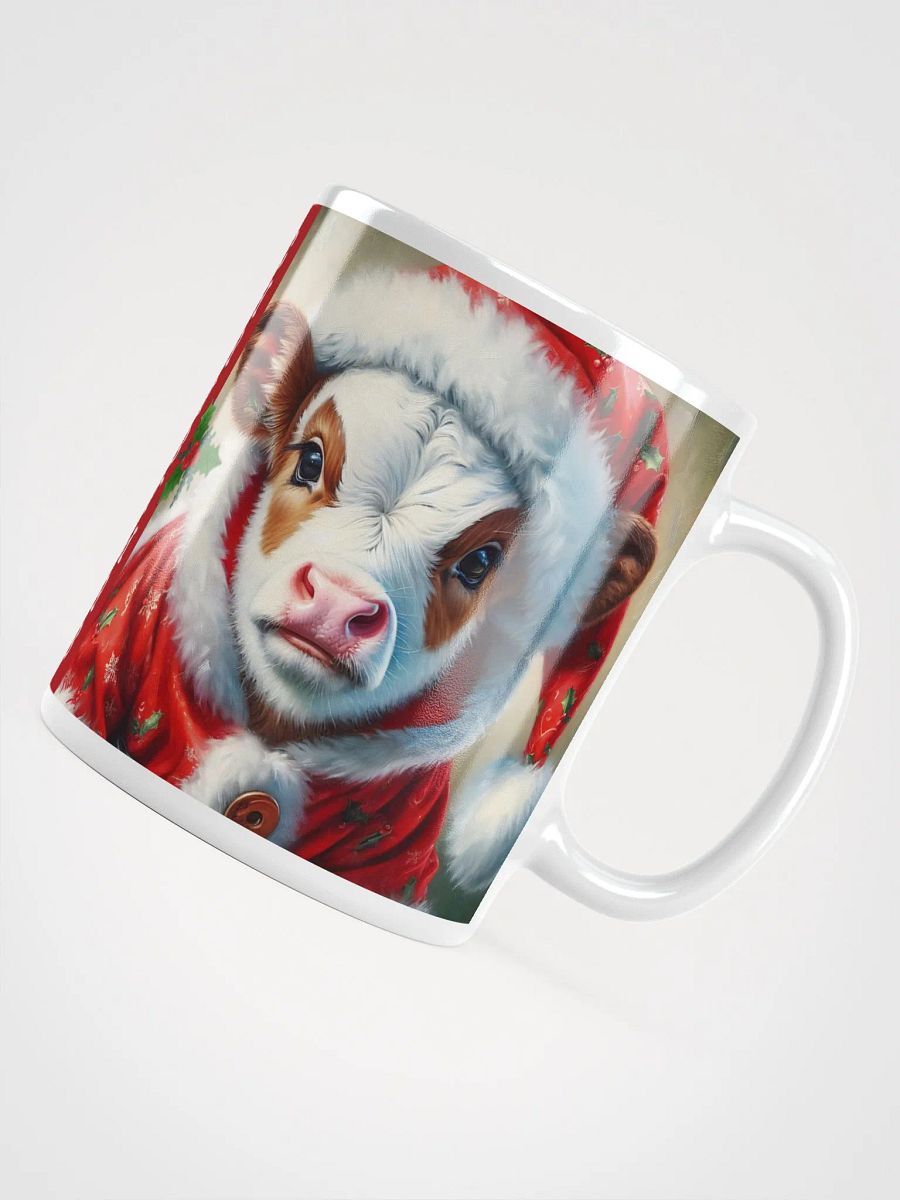Happy Holidays Mooey Christmas Winter Vibes Cow White Mug product image (4)