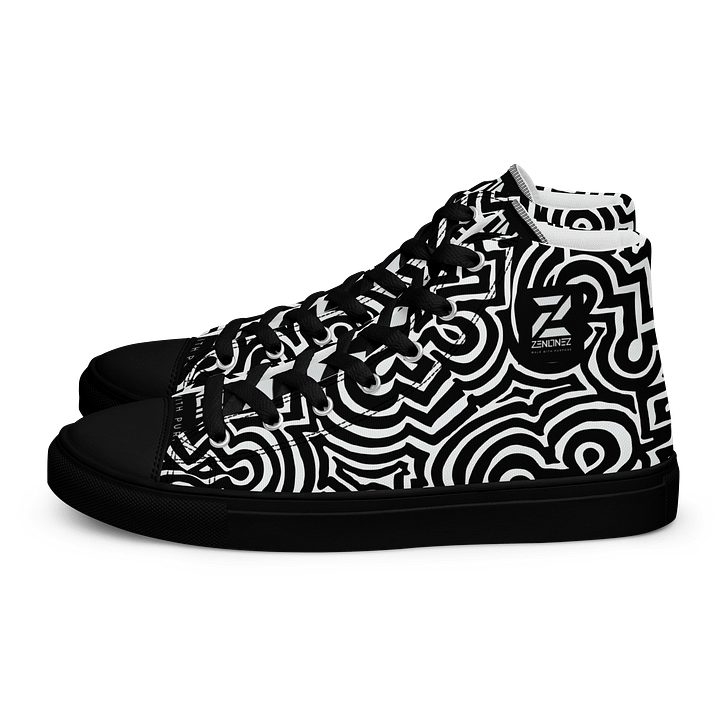 Optical Allusion Men's High Top Sneakers product image (1)