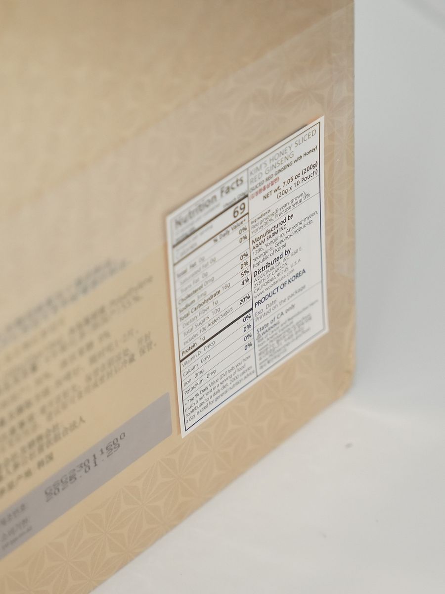 Kim’s Red Ginseng 金正煥蜂蜜紅蔘片（2盒） product image (10)