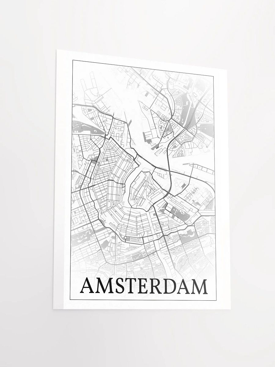 Amsterdam, Netherlands, city map print product image (13)