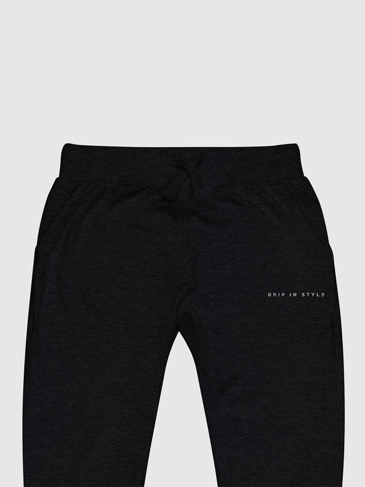 DRIP IN STYLE UNISEX FLEECE SWEATPANTS - BLACK product image (2)