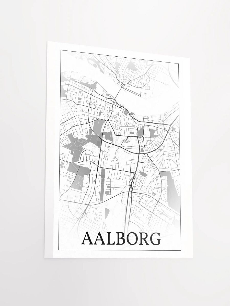 Aalborg, Denmark, city map print product image (15)