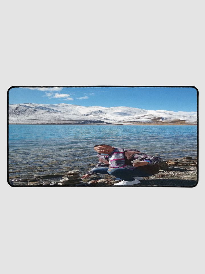 Desk Mat 15.5" x 31.5" : snow mountain product image (1)