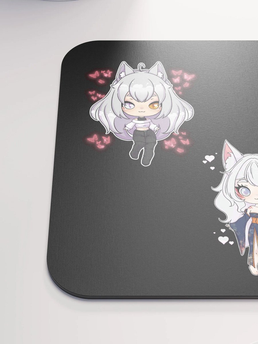 Chibi Fox Trio Mouse Pad product image (6)