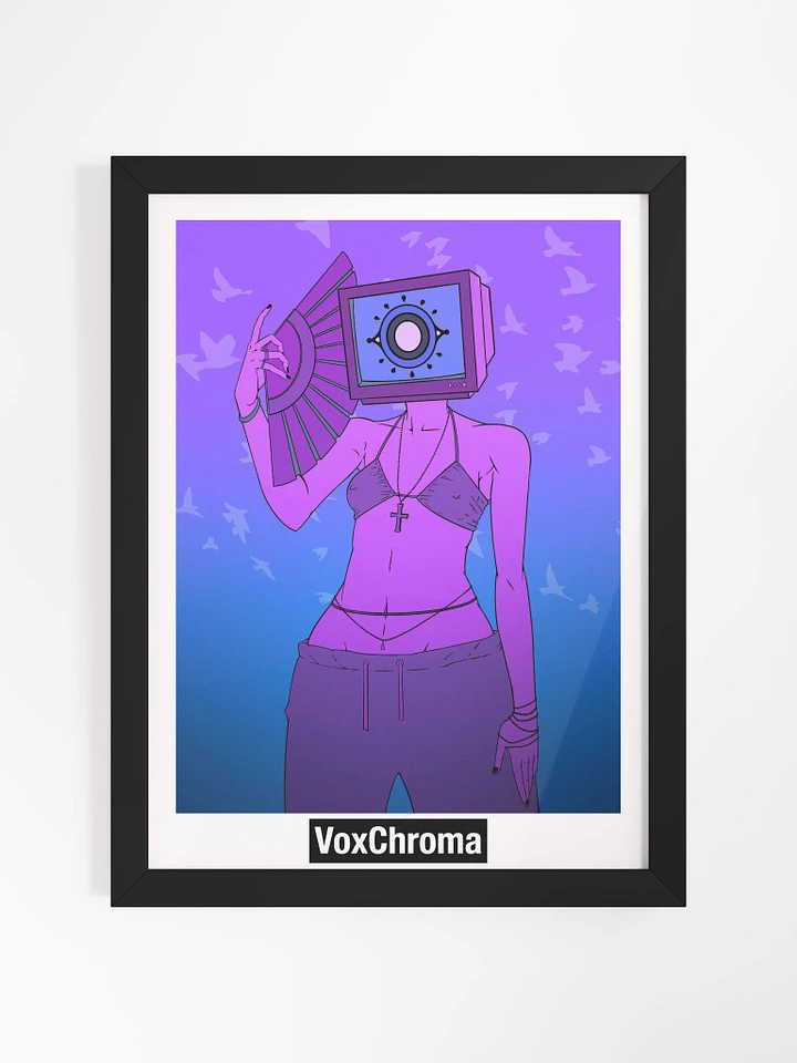 Framed Poster - Head In The Clouds (Purple) product image (1)