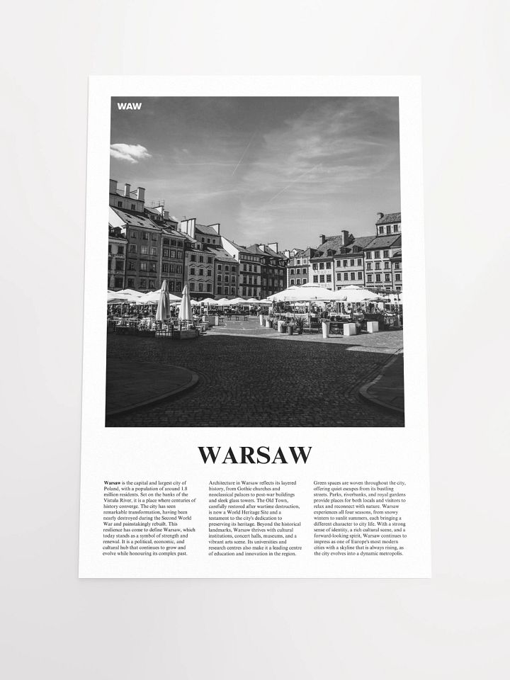 Warsaw 03 Newspaper Poster product image (1)