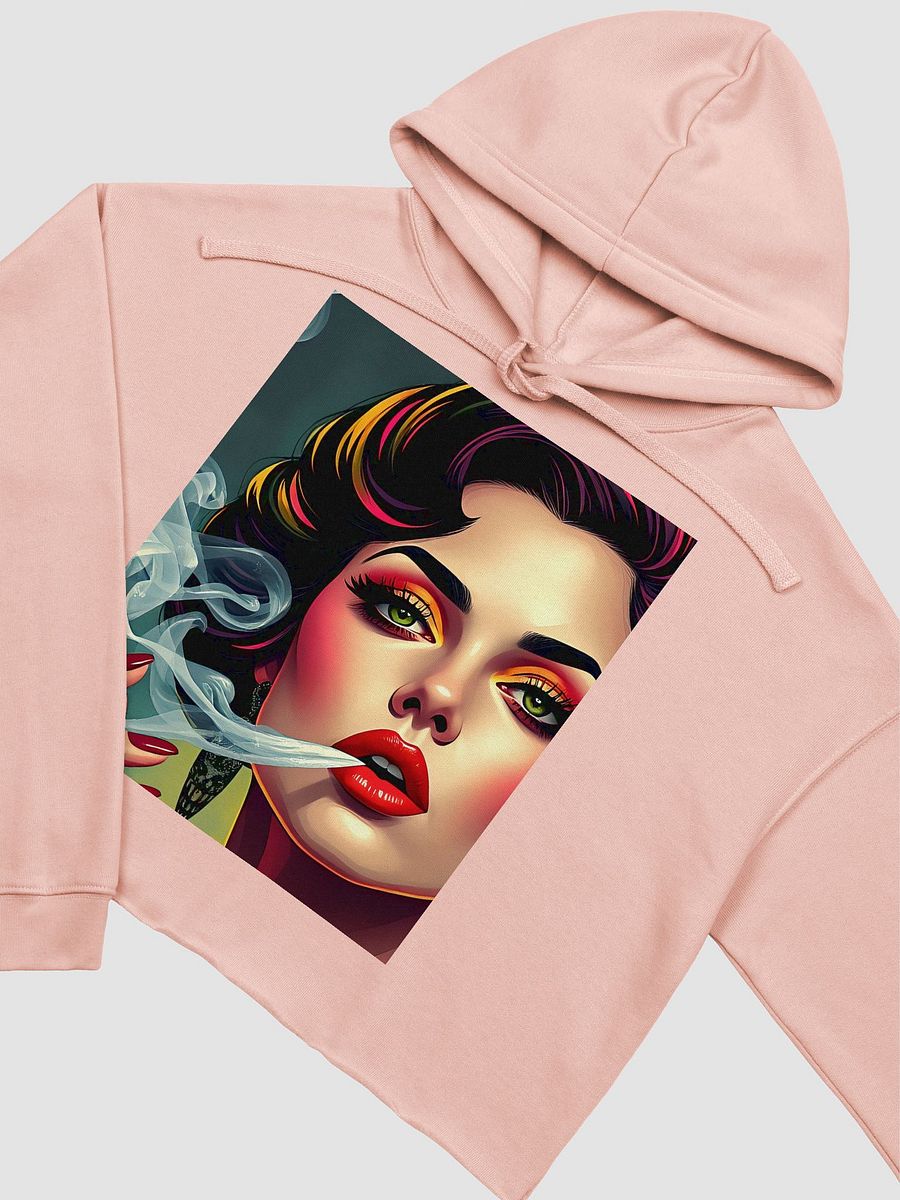 Cozy Chic: Bella+Canvas Fleece Crop Hoodie product image (3)
