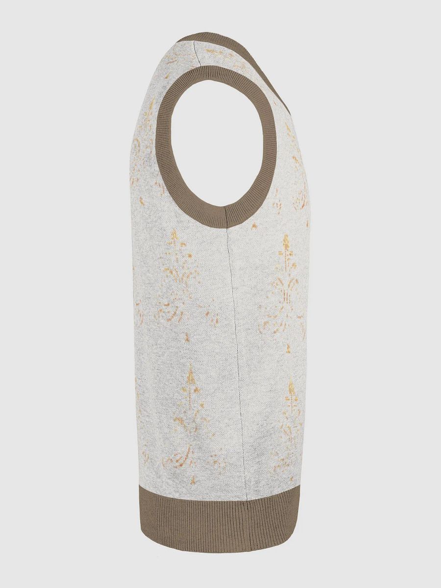 Customizable Jacquard V-Neck Vest product image (5)