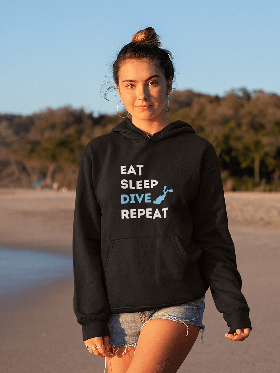 Eat Sleep Dive Repeat Hoodie product image (1)