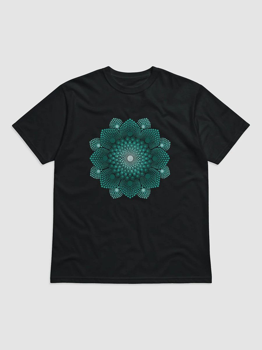 Turquoise Dot Mandala Unisex Organic T-Shirt product image (1)