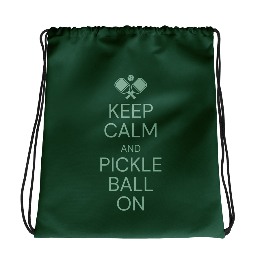 Pickleball On-The-Go Drawstring Bag product image (1)