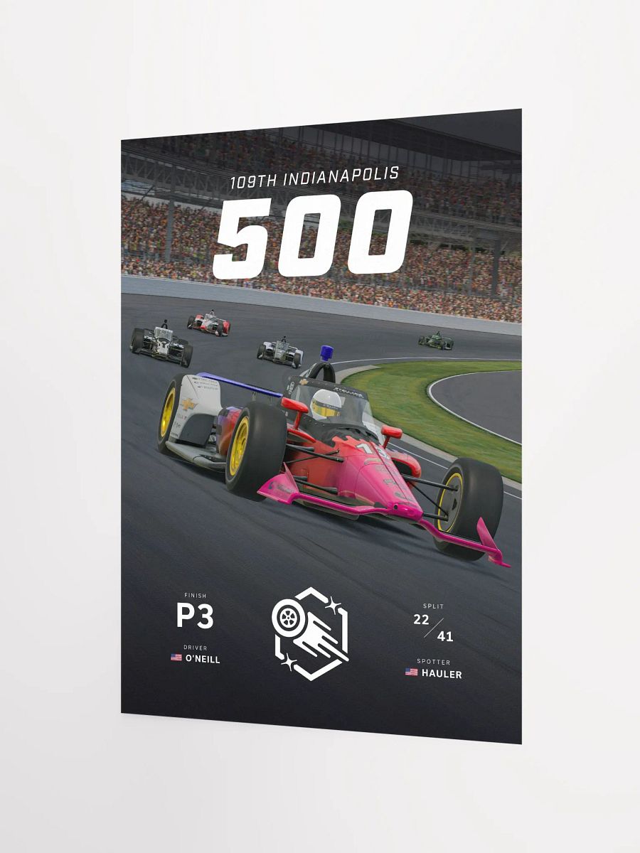109th Indy 500 '25 Poster product image (2)