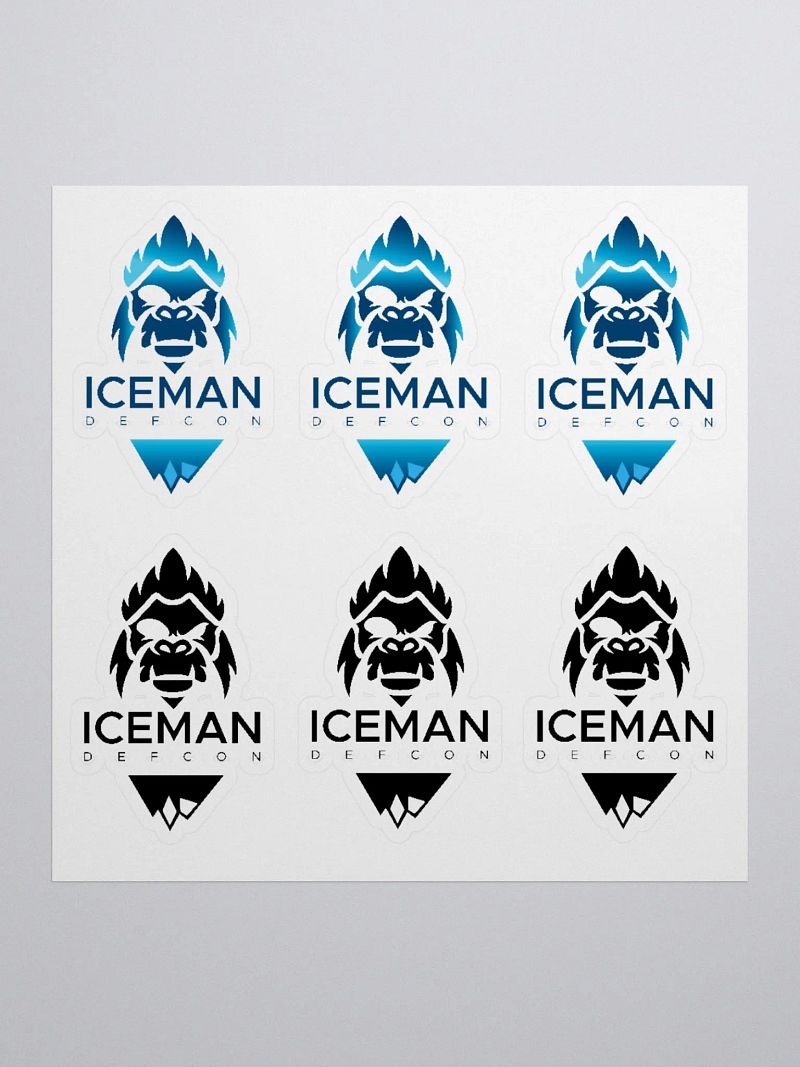 Sticker set ICEMAN Yeti D E F C O N
