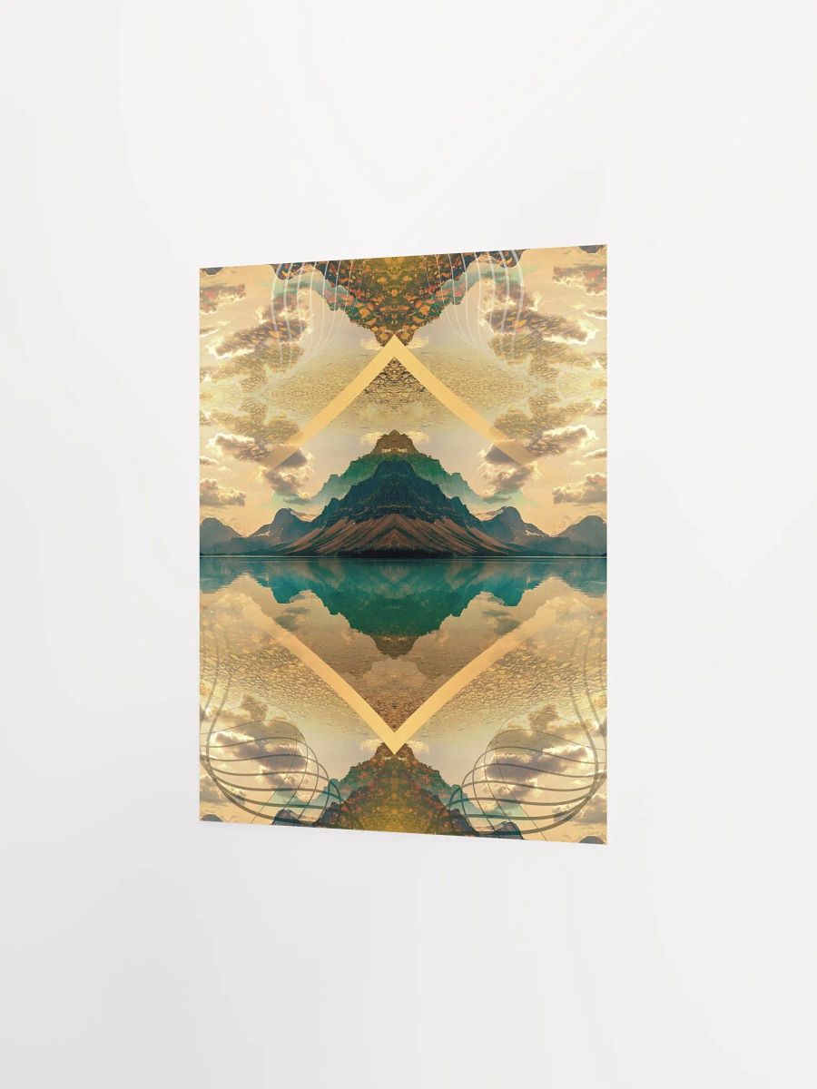 Geometric Art Print - Reflections (Yellow) product image (5)