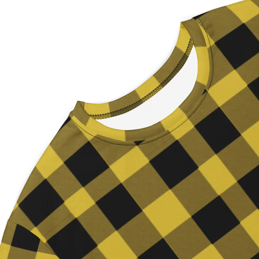 T-SHIRT DRESS VINTAGE CHECKERED ORANGE YELLOW product image (4)