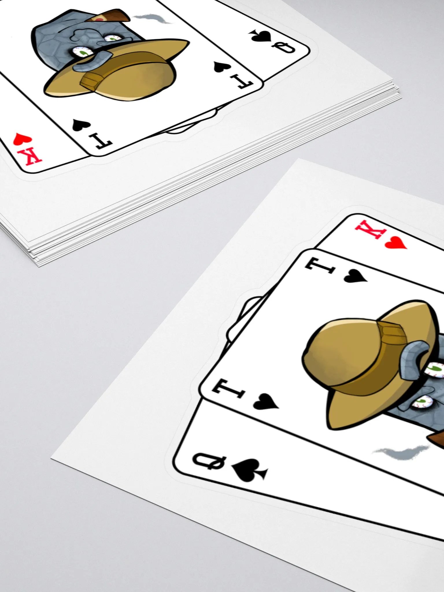 Isaiah Ferguson Grey Ben Cards Sticker product image (4)