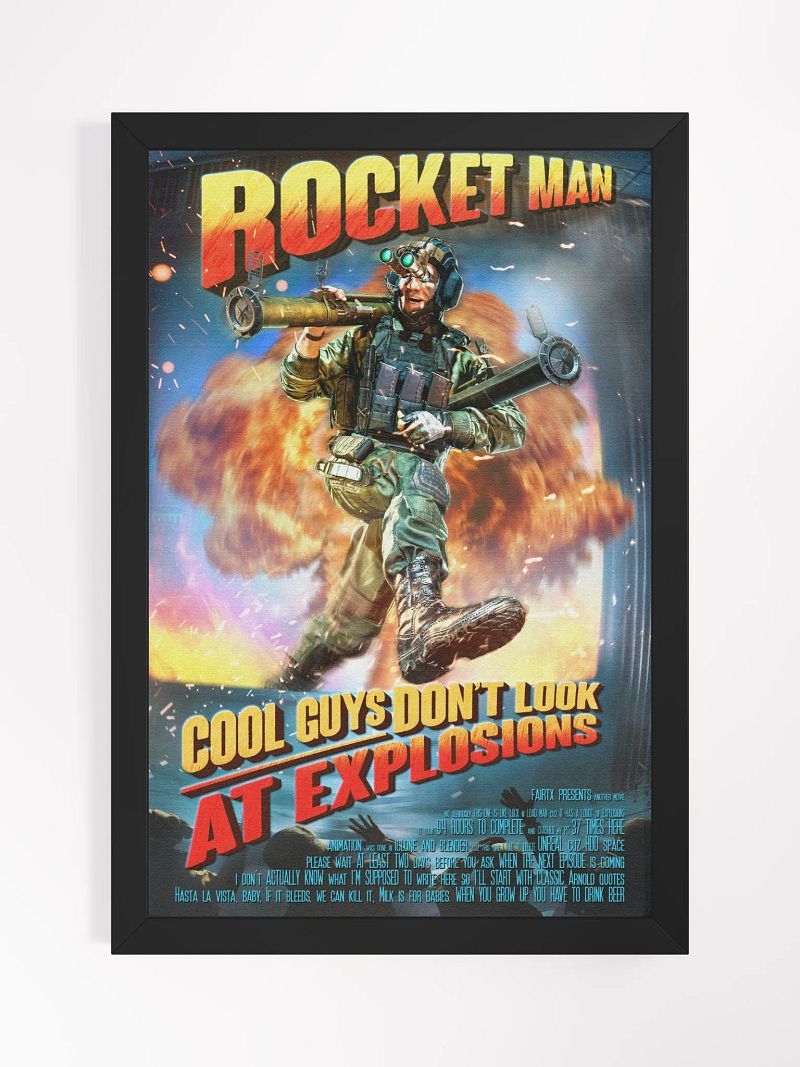 The Rocket Man Framed Poster