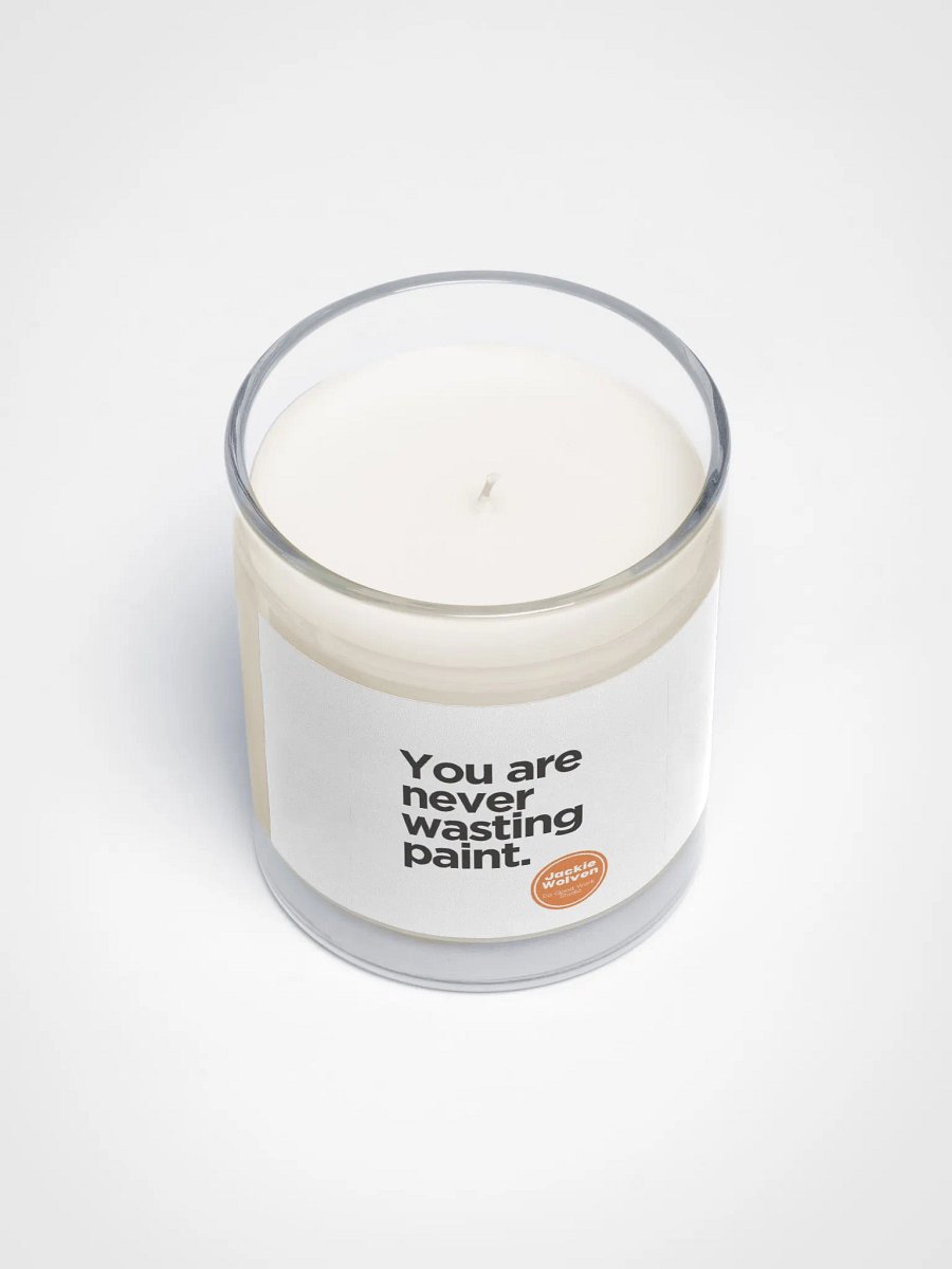 "You Are Never Wasting Paint" Soy Wax Candle product image (3)