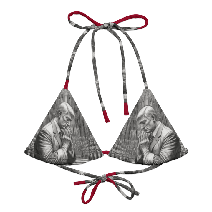 Prayers of Donald All-Over Bikini Top product image (1)