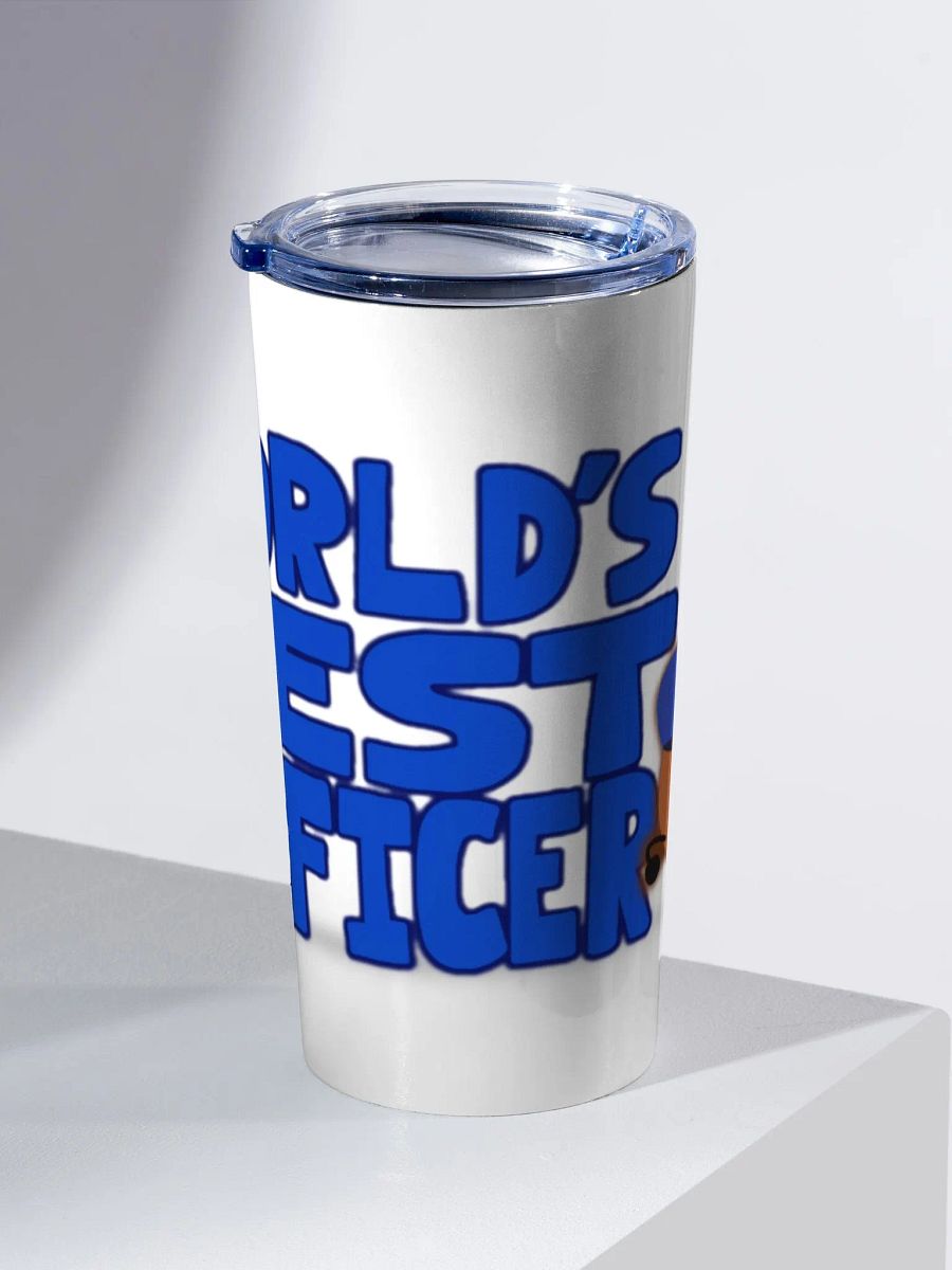 World's Best Officer Steel Tumbler product image (2)