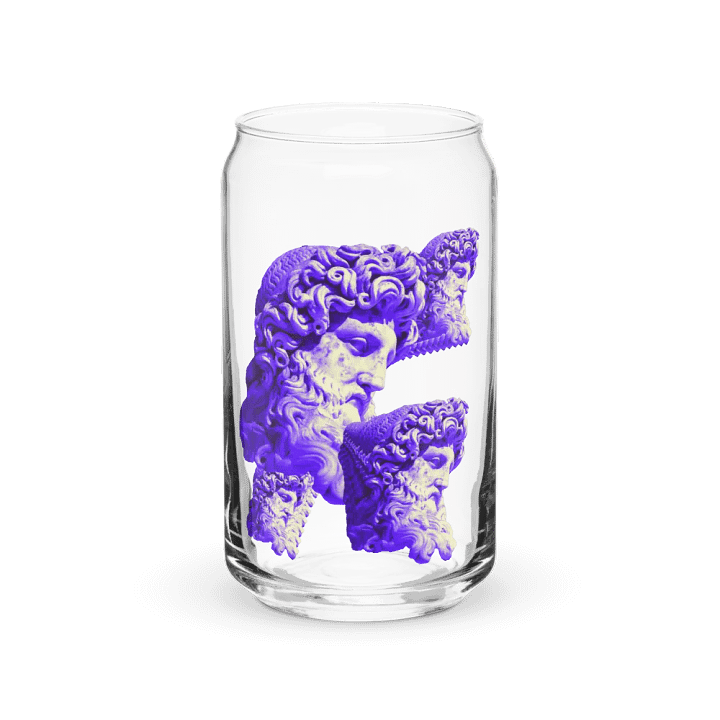 Zeus Glitch Can-Shaped Glass product image (1)
