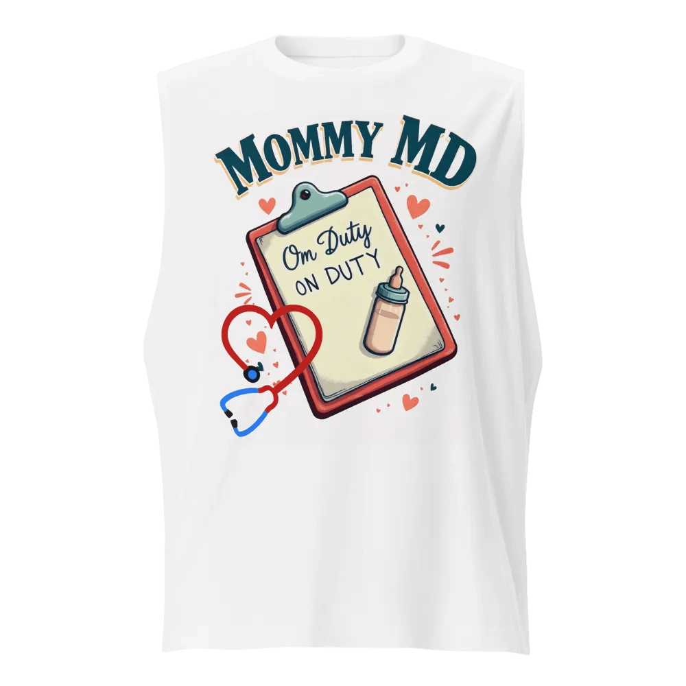 Mommy MD On Duty Muscle Tank product image (5)
