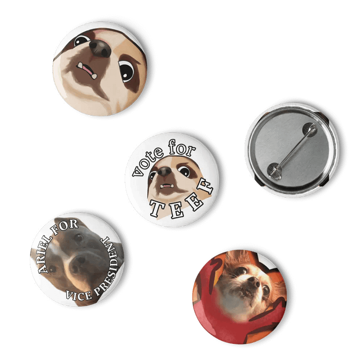 Kat and Dogs Button Set product image (2)