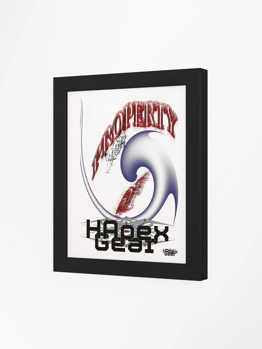 Framed - High-Quality Poster - Property Of HApex Gear 2024 product image (3)