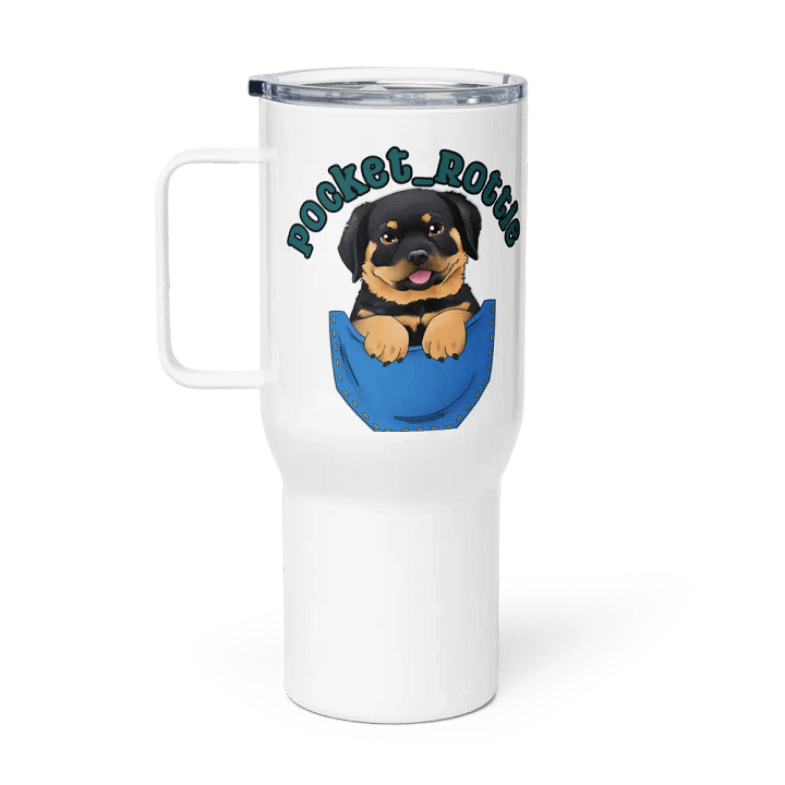 Pocket Rottie Travel Tumbler with Handle product image (1)