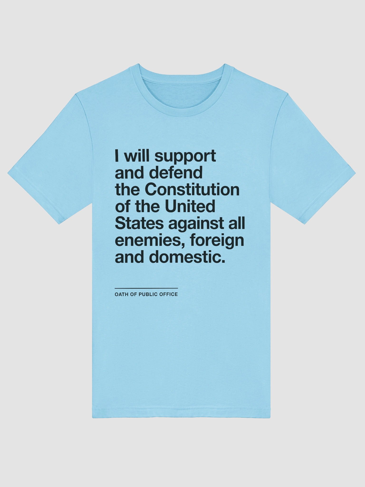 Oath of Public Office Full Text T-Shirt (Black) product image (49)