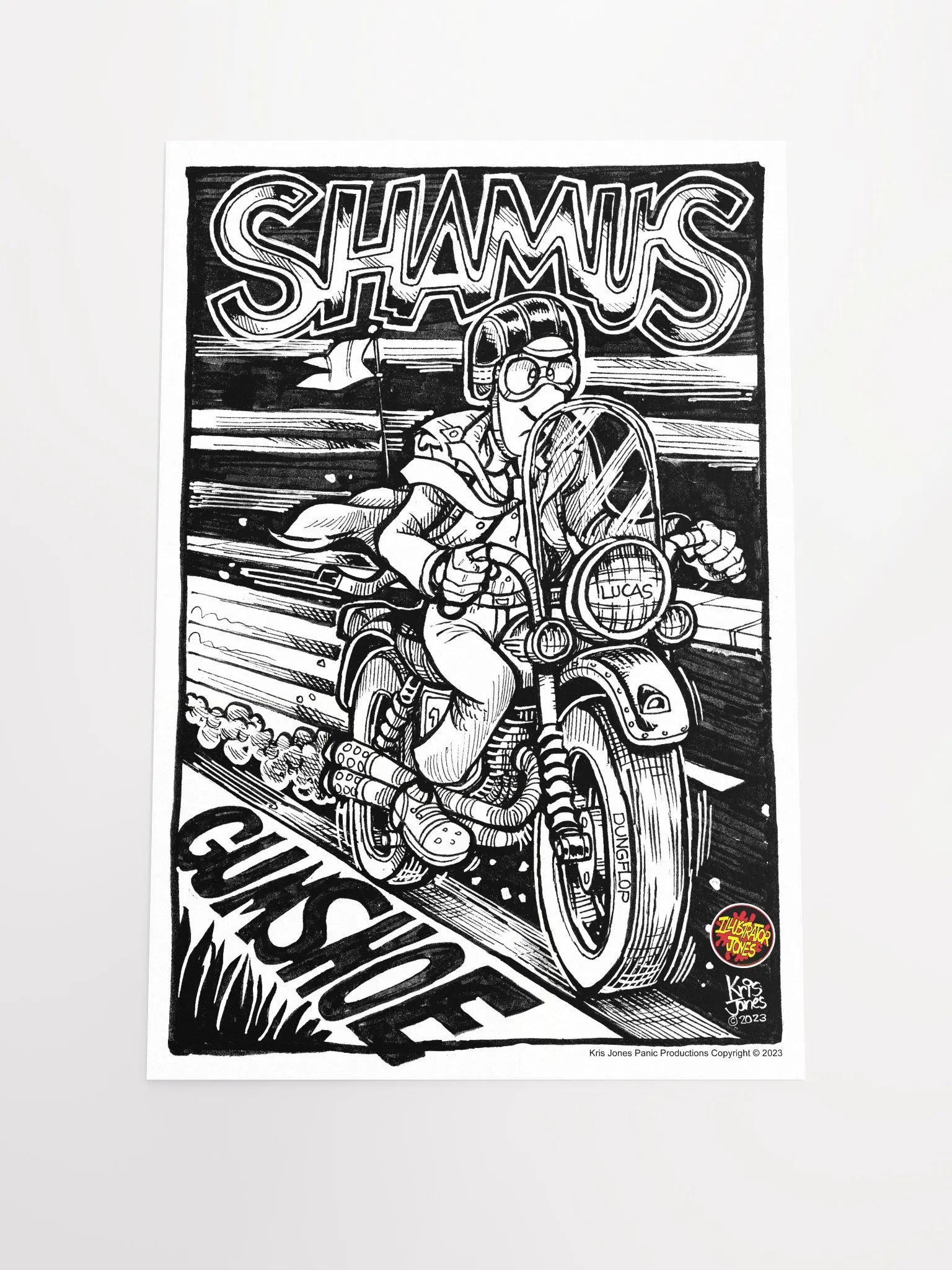 Shamus Gumshoe MONSTER HUNTER! POSTER product image (1)