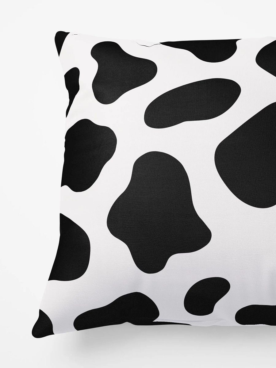 Black Spots Pattern on White Background Pillow product image (3)