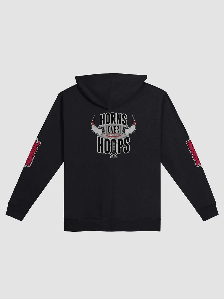 Horns Over Hoops Zip-Up Hoodie product image (2)