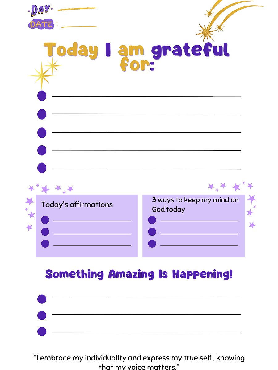Girls Christian Journal. “Brilliantly Made by God to Sparkle and Shine” product image (8)