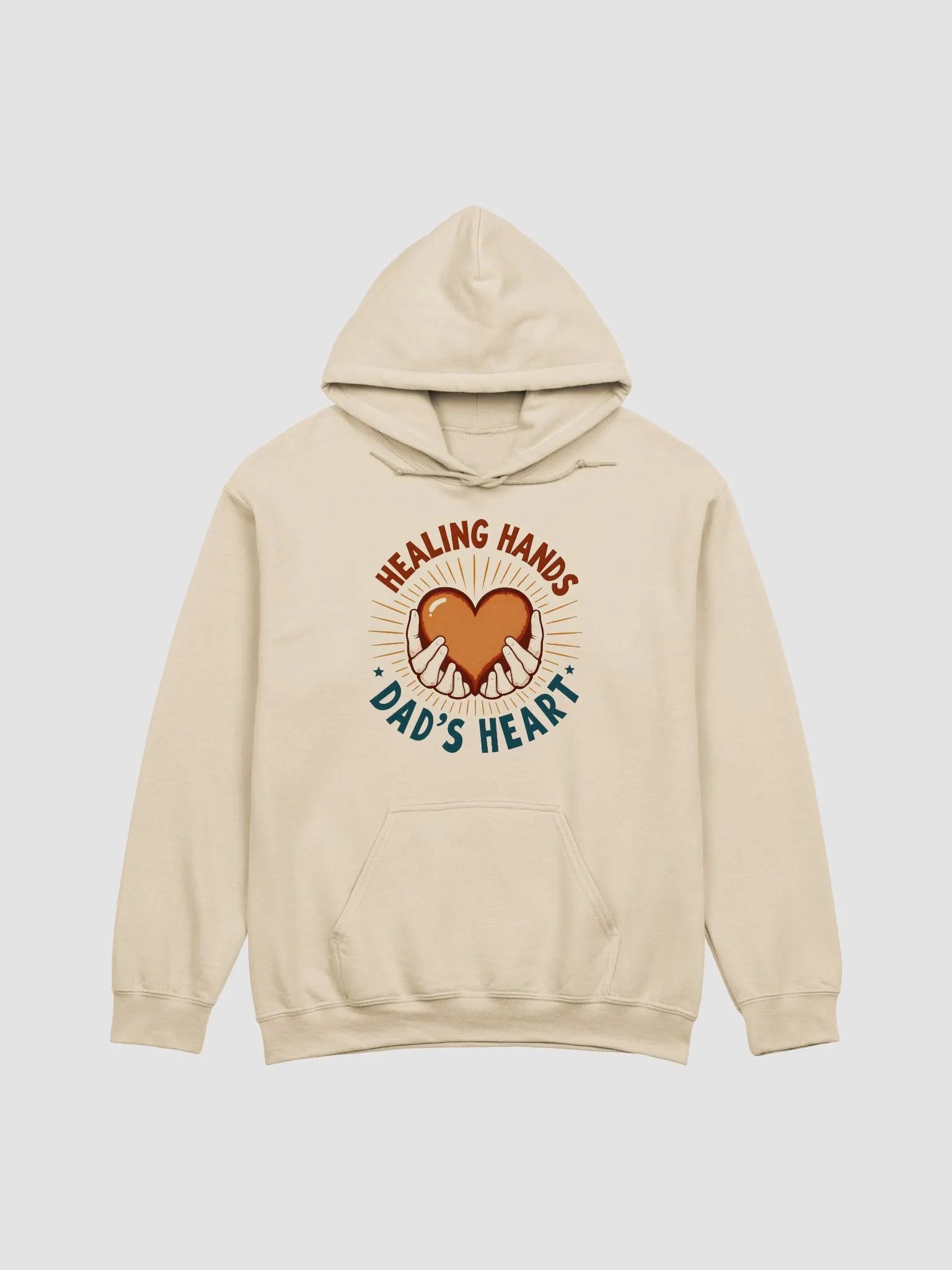 Healing Hands Dad's Heart Hoodie product image (1)