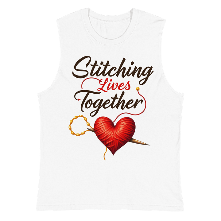 Heartfelt Stitch Muscle Tank product image (2)