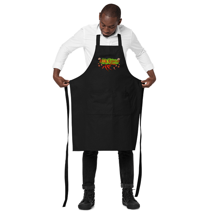 Chili Cook-Off Crew Organic Cotton Apron for foodies chefs dads freinds product image (2)