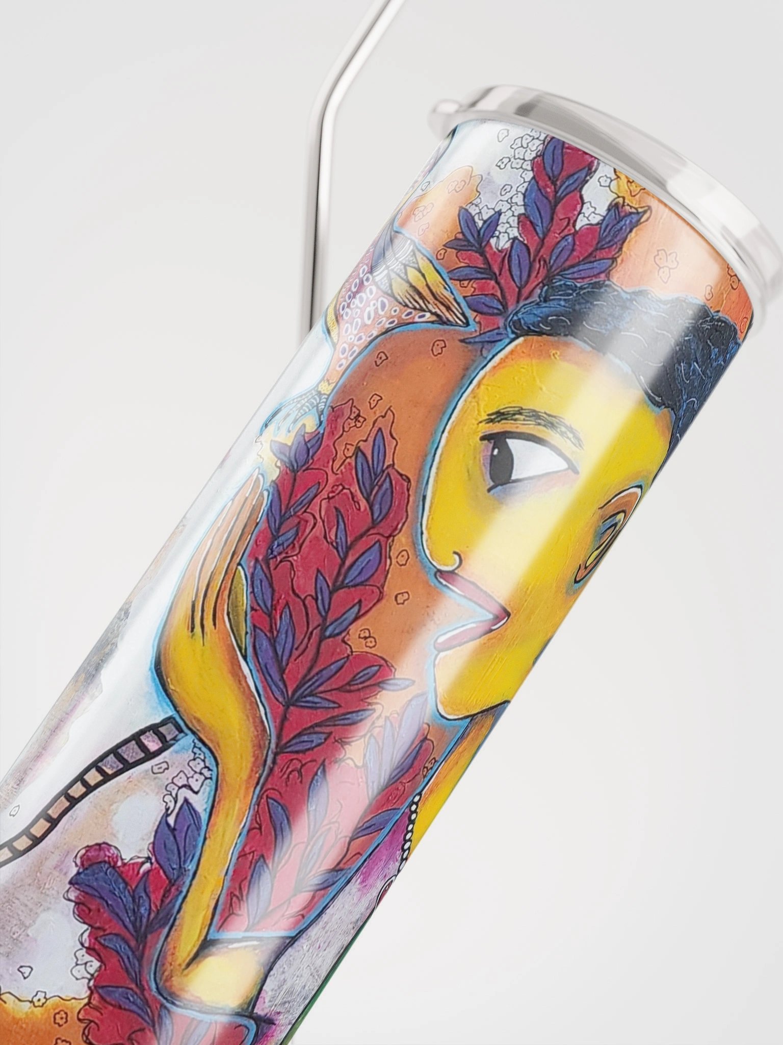 I Have Hope That Peace Will Fly Again- Art-Inspired Stainless Steel Tumbler with Straw product image (4)