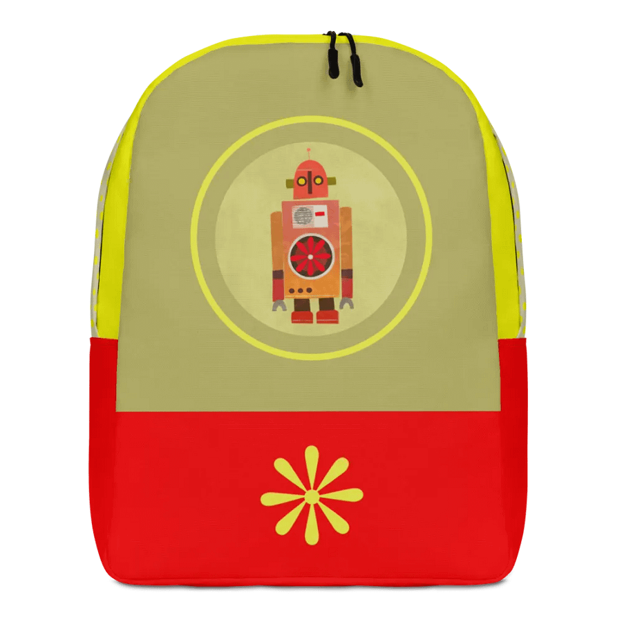 Gyro the Atomic Robot - Backpack in Green, Yellow and Red product image (2)